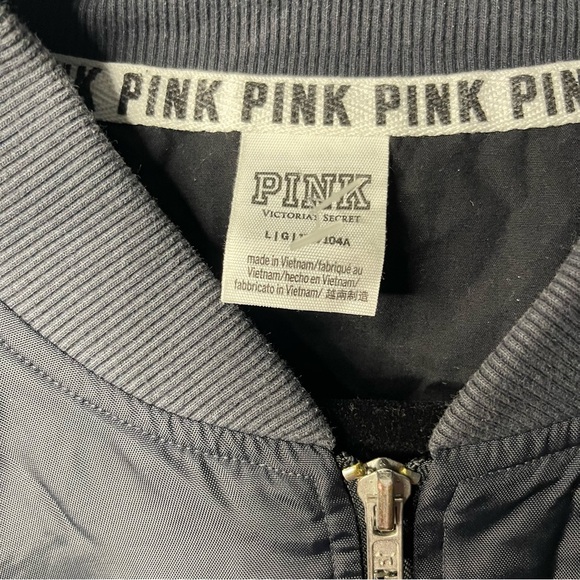 PINK by Victoria’s Secret Bomber Jacket Size Large - Picture 3 of 5